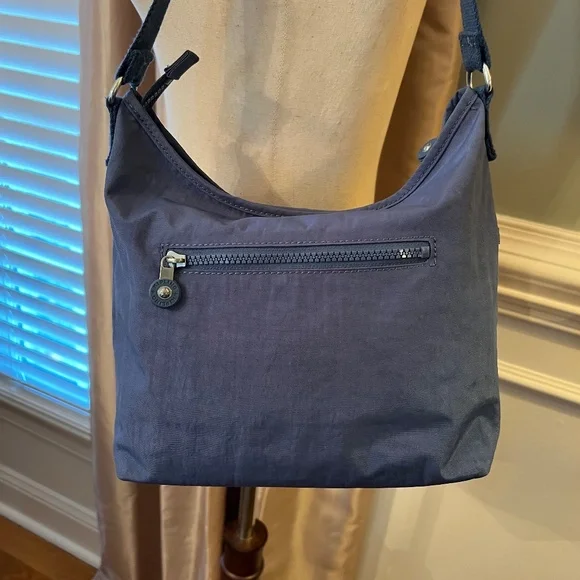 EUC Kipling Belammie Hobo Shoulder Bag in Slate Blue Carried Once
